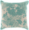 Surya Shadow Floral Isle of Palms FBS-001 Pillow by Florence Broadhurst 20 X 20 X 5 Down filled