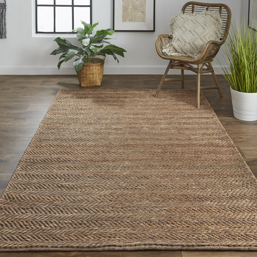 Feizy Kaelani 0770F Tan/Gray Area Rug Lifestyle Image Feature