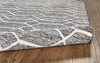 Feizy Belfort 8777F Gray/Ivory Area Rug Pattern Image