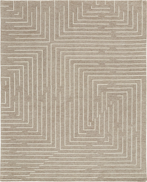 Feizy Fenner T8003 Beige Ivory Area Rug By Thom Filicia – Incredible 