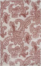 Rizzy Floral FL2619 Beige/Red Area Rug
