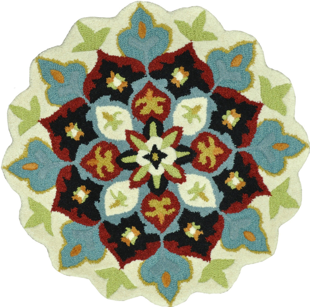 Loloi Gardenia HGA04 Ivory/Black Area Rug