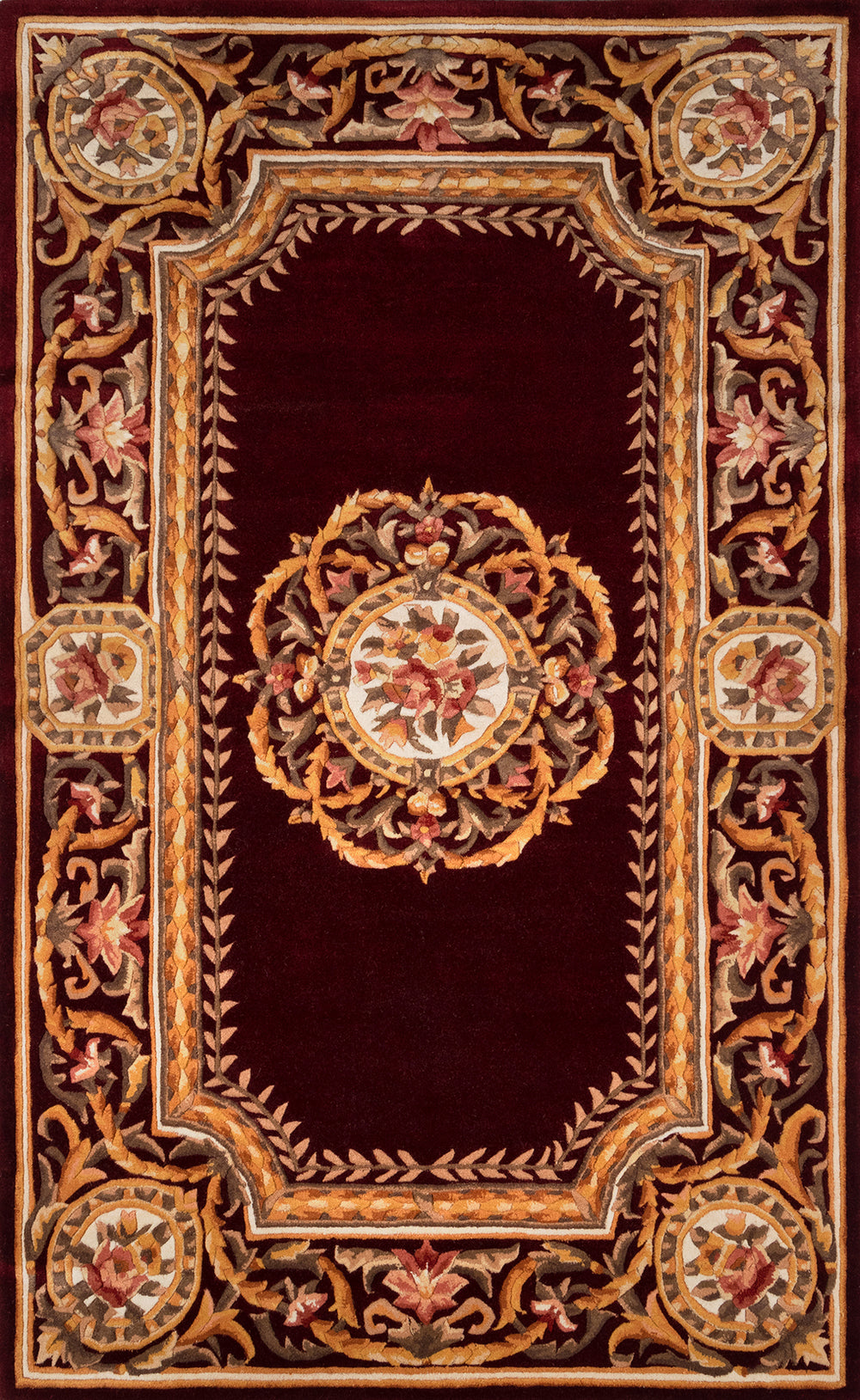 Momeni HARMONY-2 HAI12 Burgundy Area Rug