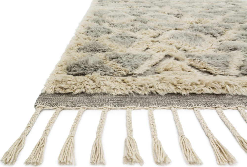 Loloi Hygge YG-02 Smoke/Taupe Area Rug Feature