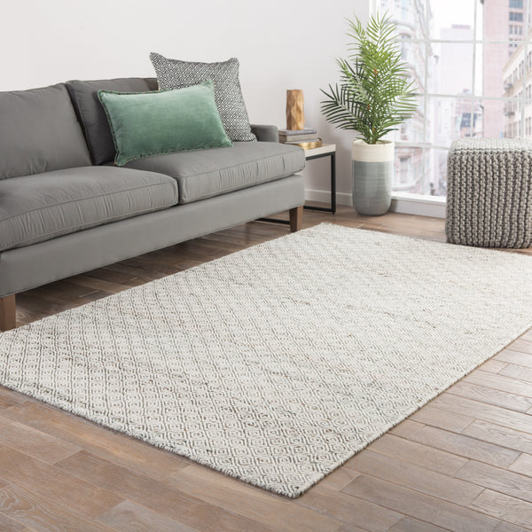 Jaipur Living Naturals Ambary Wales AMB02 Tan/White Area Rug