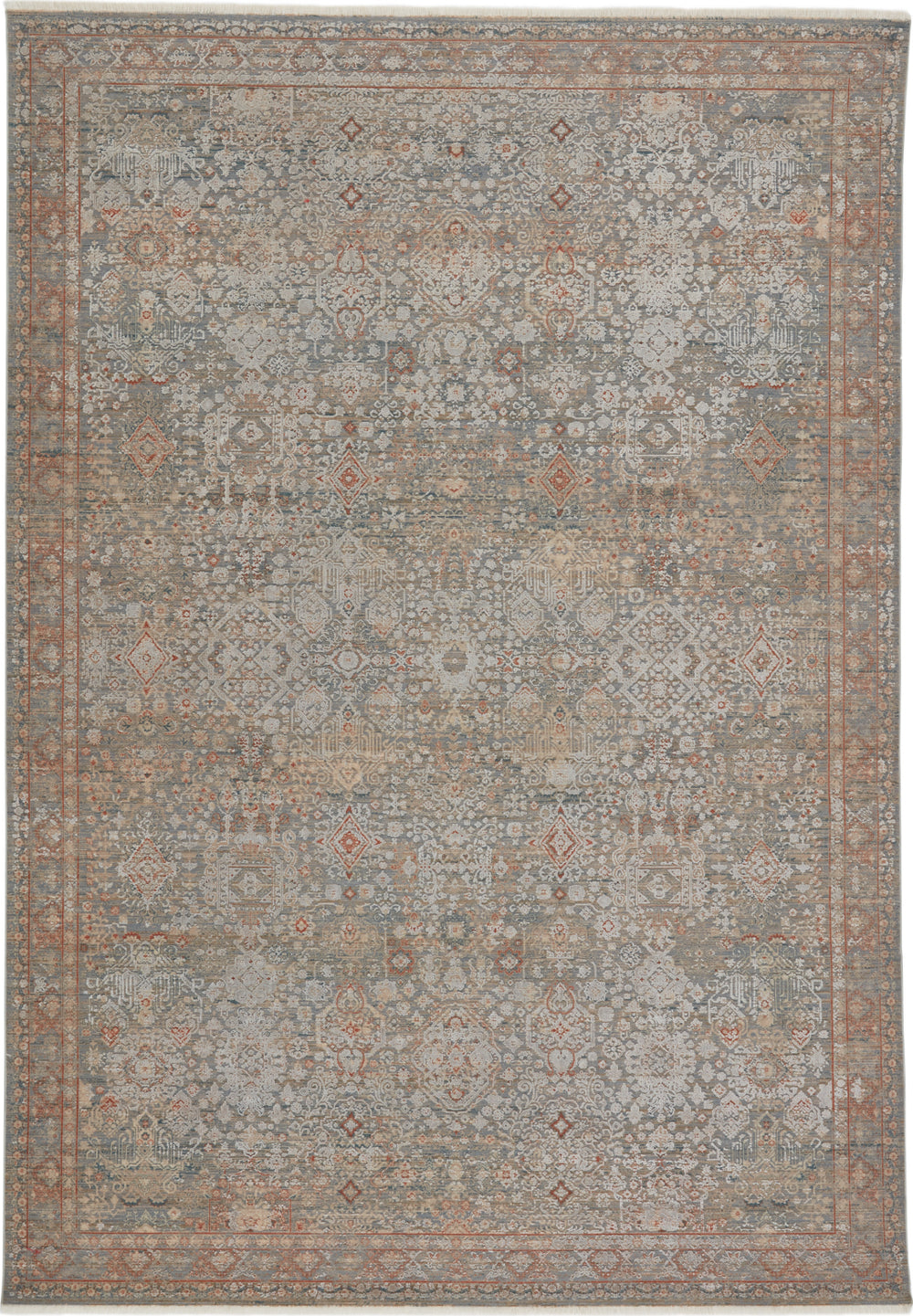 Jaipur Living Astaria Hartlin ATA01 Blue/Orange Area Rug