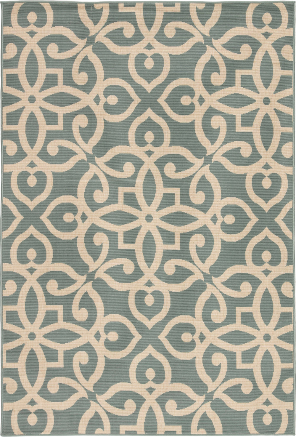 Jaipur Living Bloom Scrolled BLO13 Blue/Cream Area Rug