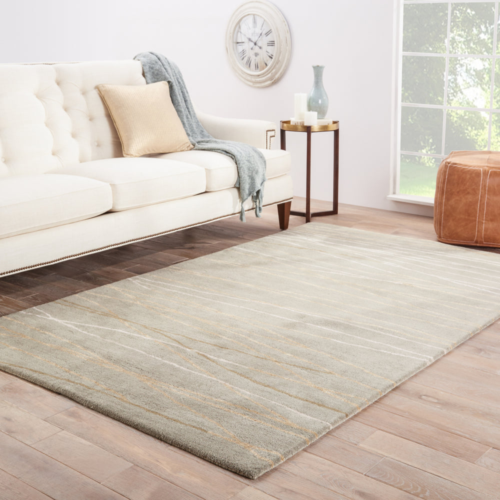Jaipur Living Baroque Oslo BQ12 Gray Area Rug Lifestyle Image Feature