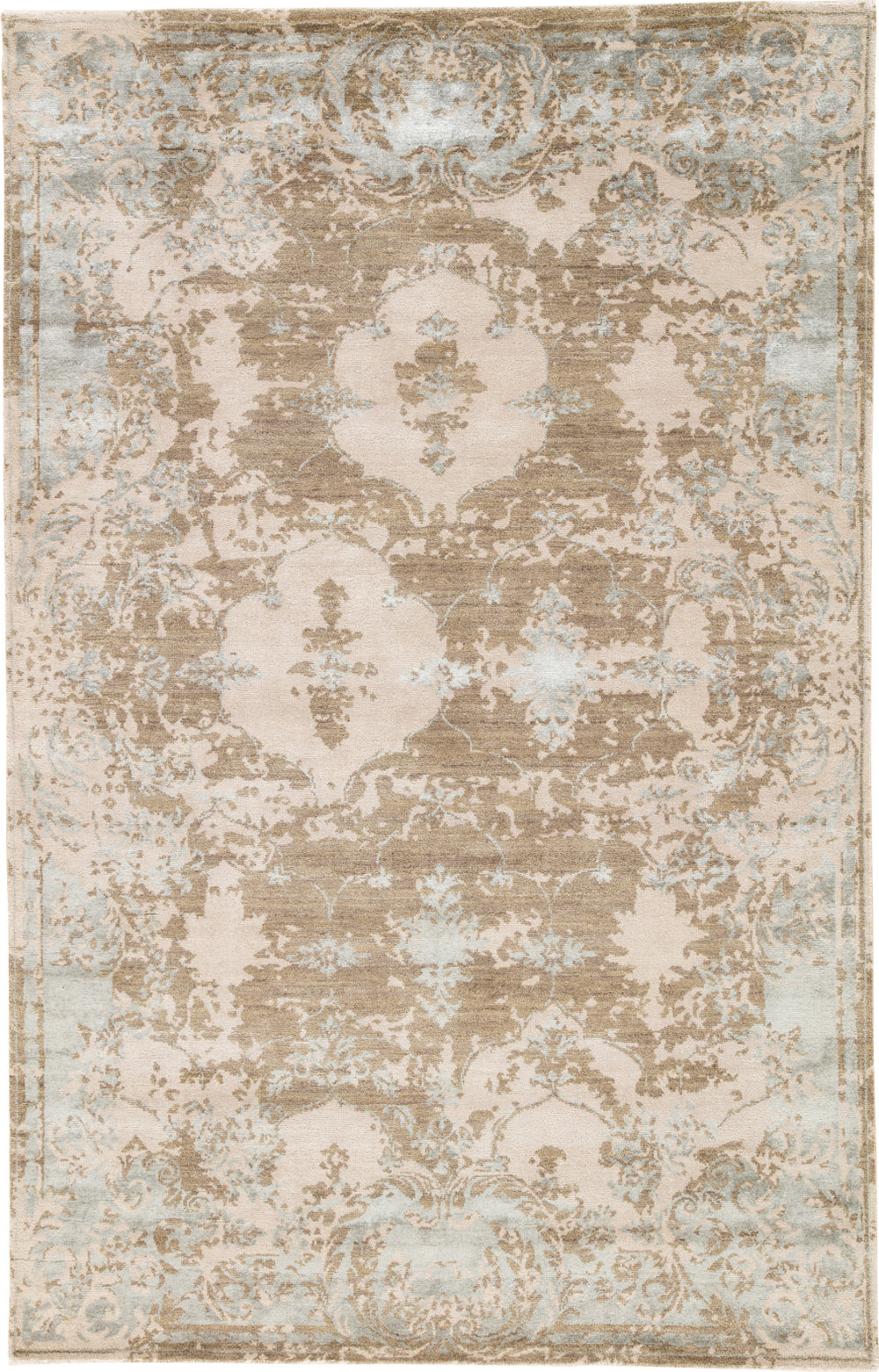 Jaipur Living Connextion-Global Versailles CG09 Gray/Ivory Area Rug by Jenny Jones