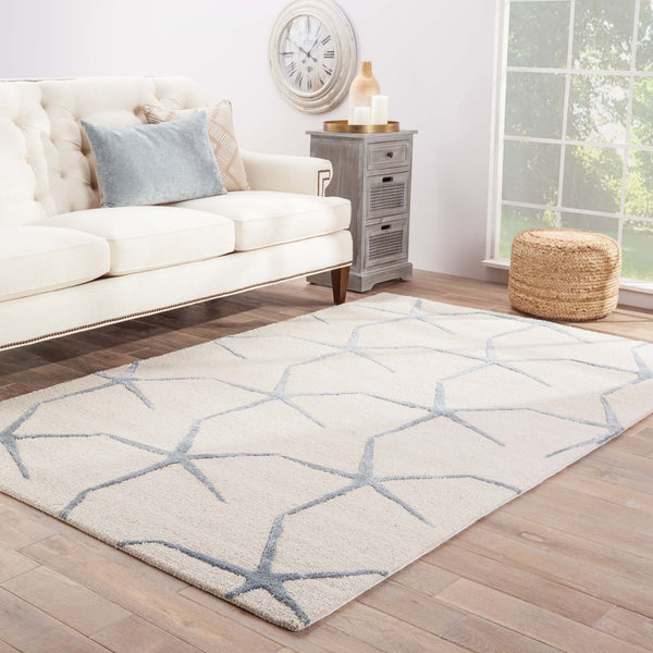 Jaipur Living Coastal Resort Starfishing COR24 White/Blue Area Rug