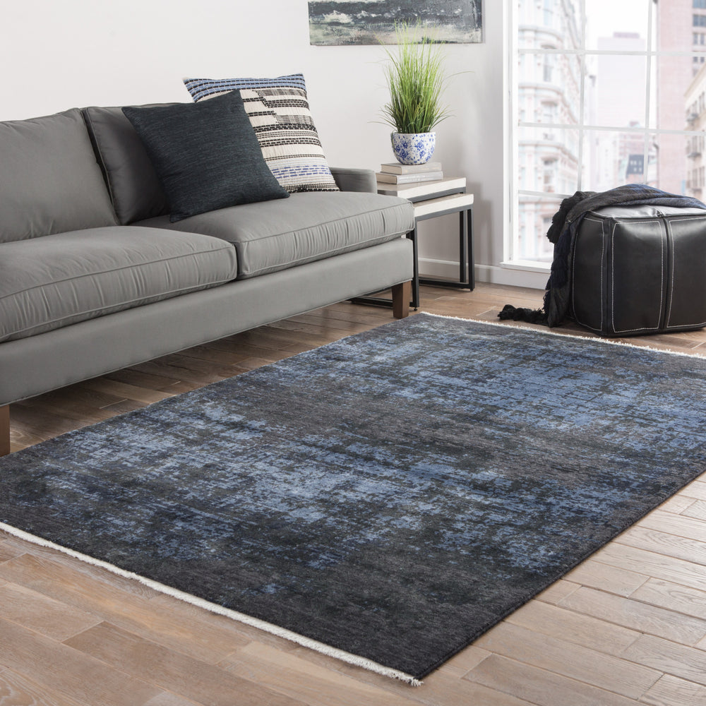 Jaipur Living Denisli Marseille DEN02 Black Area Rug Lifestyle Image Feature