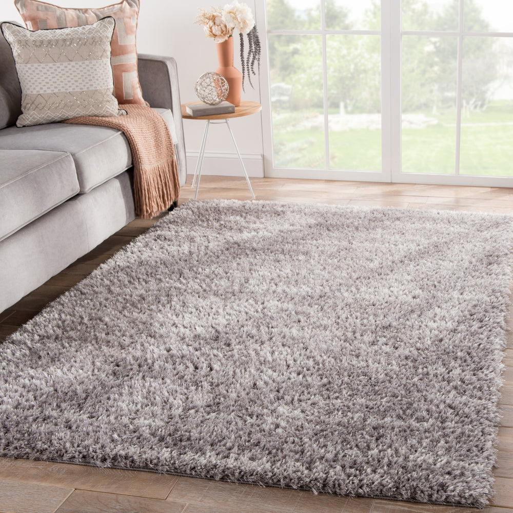 Jaipur Living Minka Cabot MKA05 Gray/Ivory Area Rug Lifestyle Image Feature