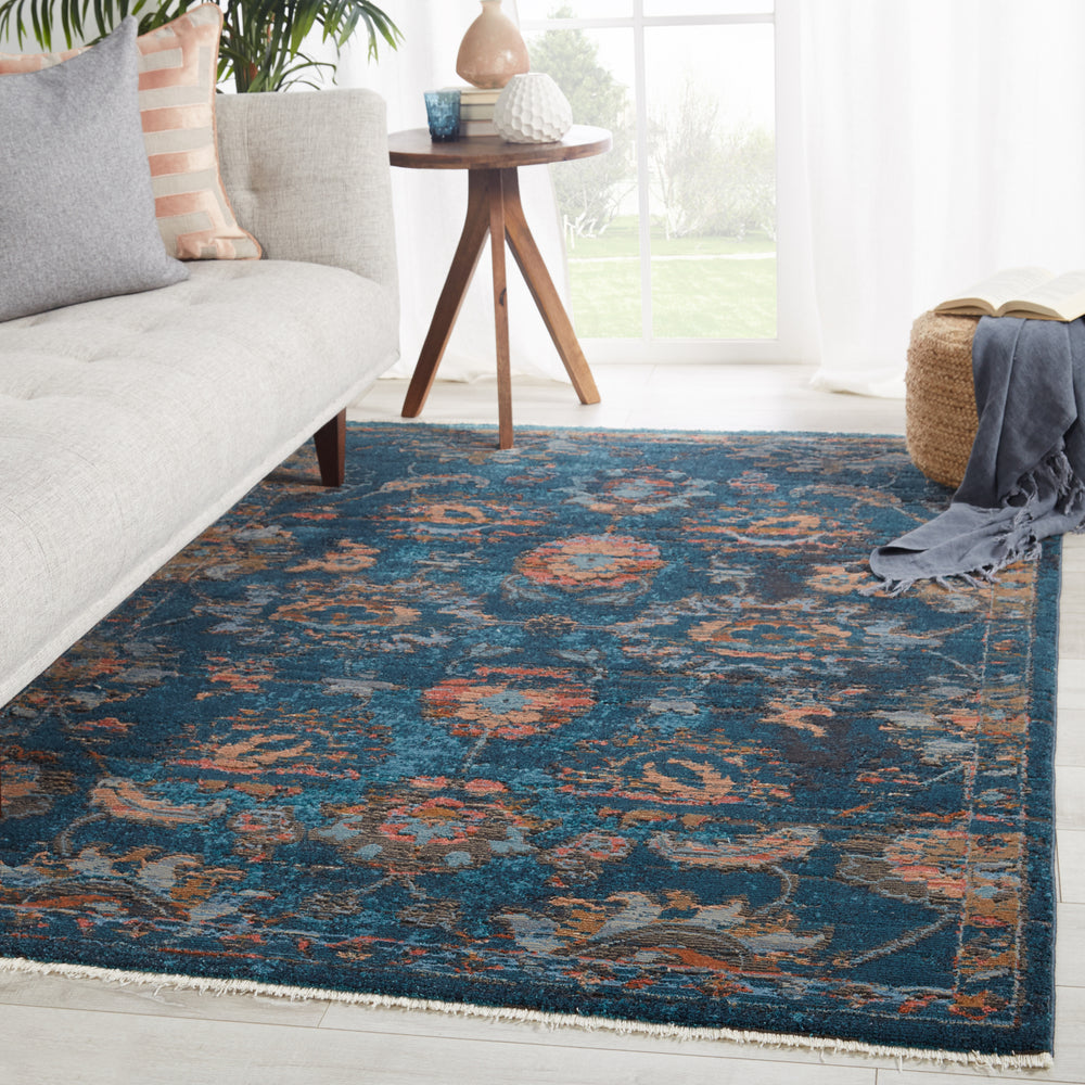 Jaipur Living Myriad Milana MYD04 Blue/Blush Area Rug by Vibe Lifestyle Image Feature