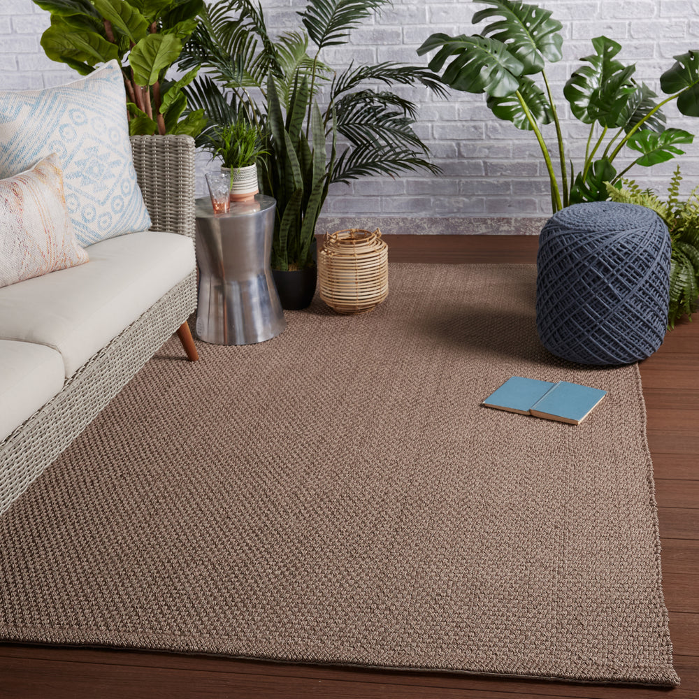 Jaipur Living North Shore Kawela NRS01 Brown Area Rug Lifestyle Image Feature