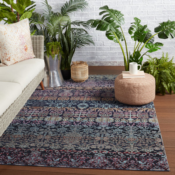 Jaipur Living Polaris Bodega POL35 Dark Blue/Multicolor Area Rug