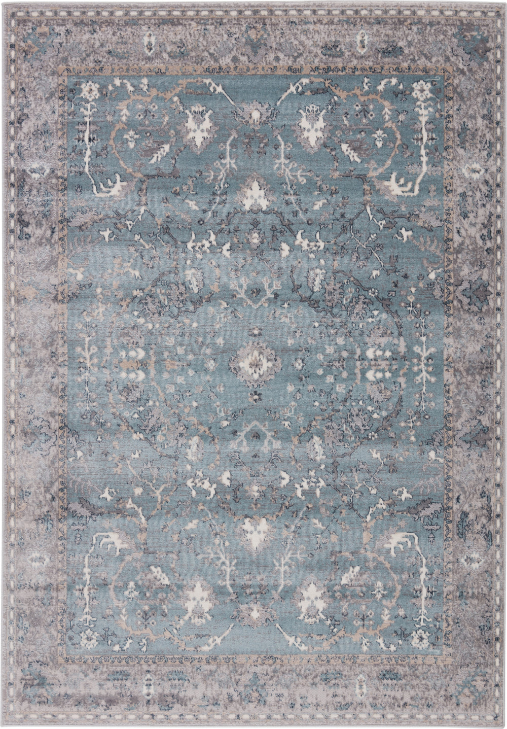 Jaipur Living Sarzana Yule SZN03 Blue/Gray Area Rug