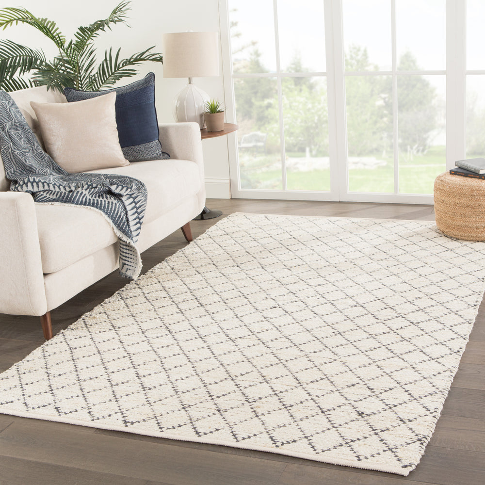 Jaipur Living Westerly Glencoe WST01 Ivory/Navy Area Rug Lifestyle Image Feature