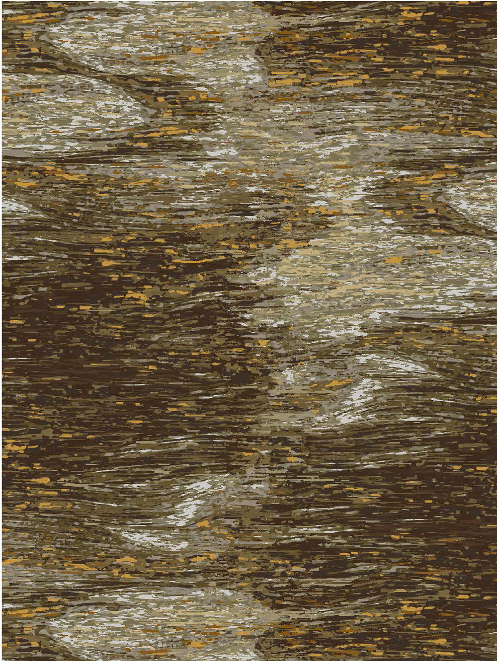 Karastan Vanguard Spectral Abyss Brown Area Rug