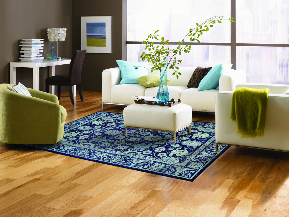 Karastan Pacifica Voltaire Indigo Area Rug Room Scene Feature