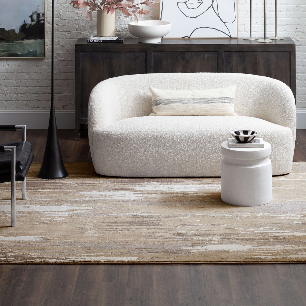 Karastan Rendition Ambient Alabaster Area Rug by Stacy Garcia Room Scene Featured