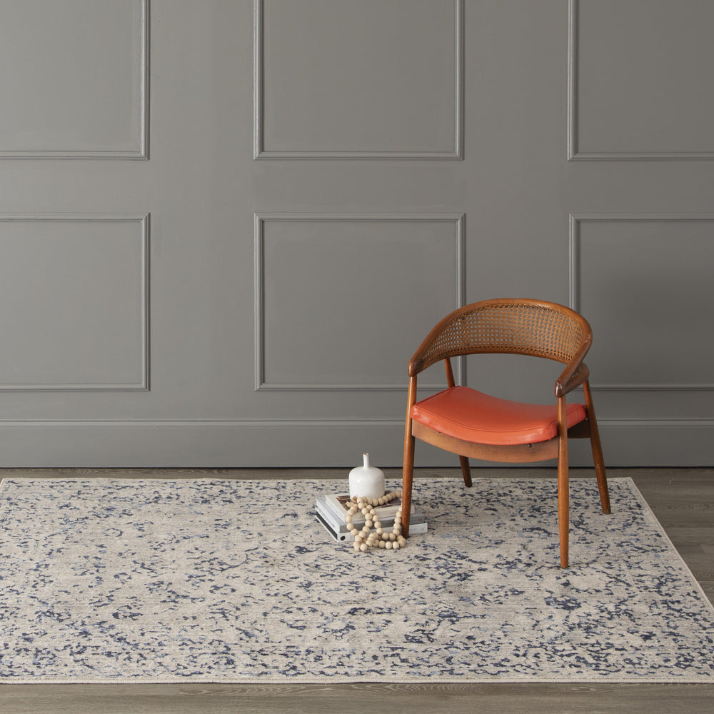 Karastan Axiom Chisel Dove Area Rug Room Scene Featured