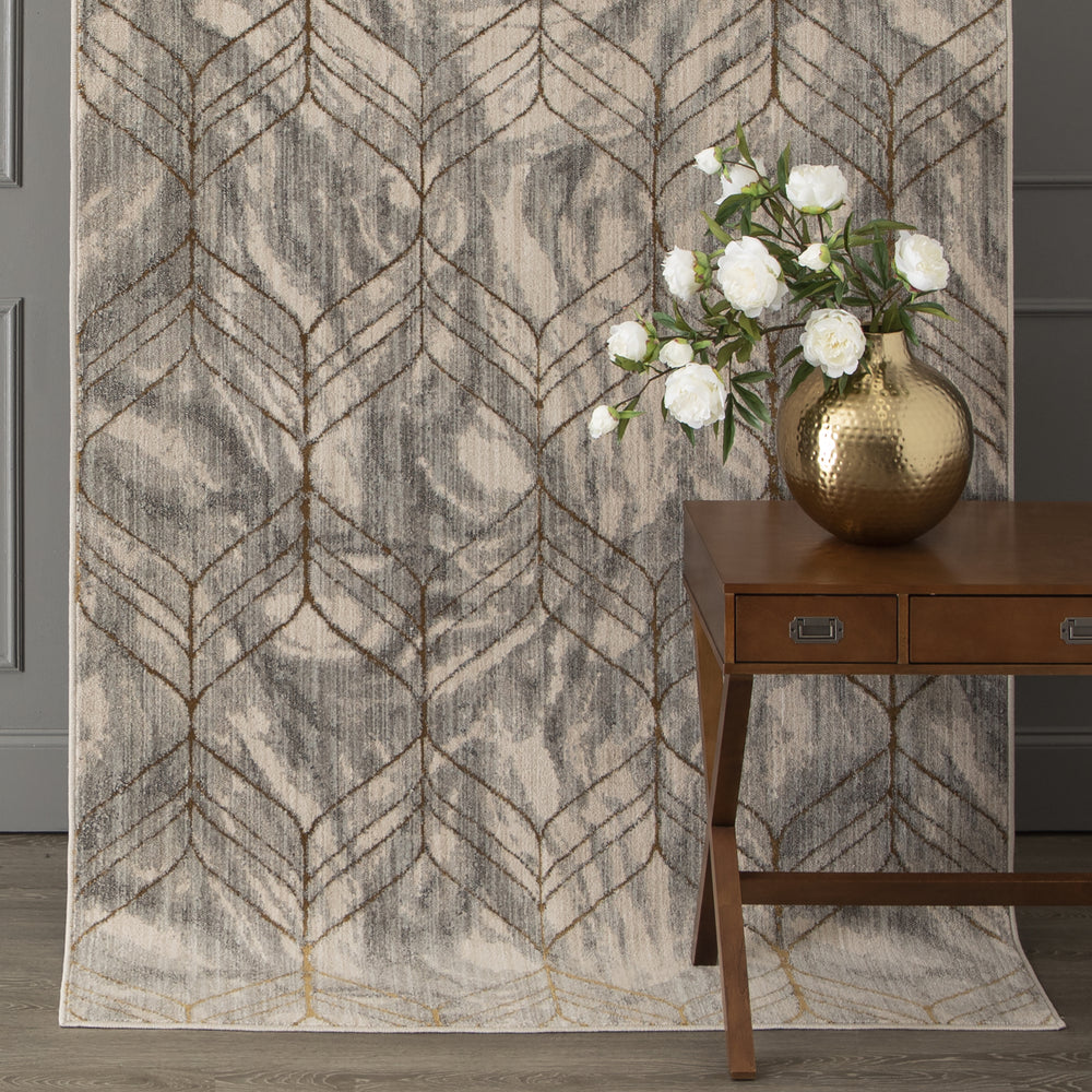 Karastan Axiom Ebb Dove Area Rug Room Scene Featured