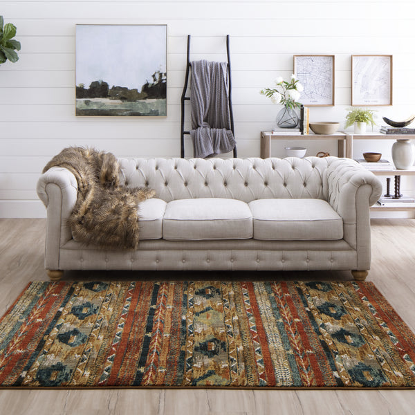 Pet Friendly Spice Market Han Sapphire Rug