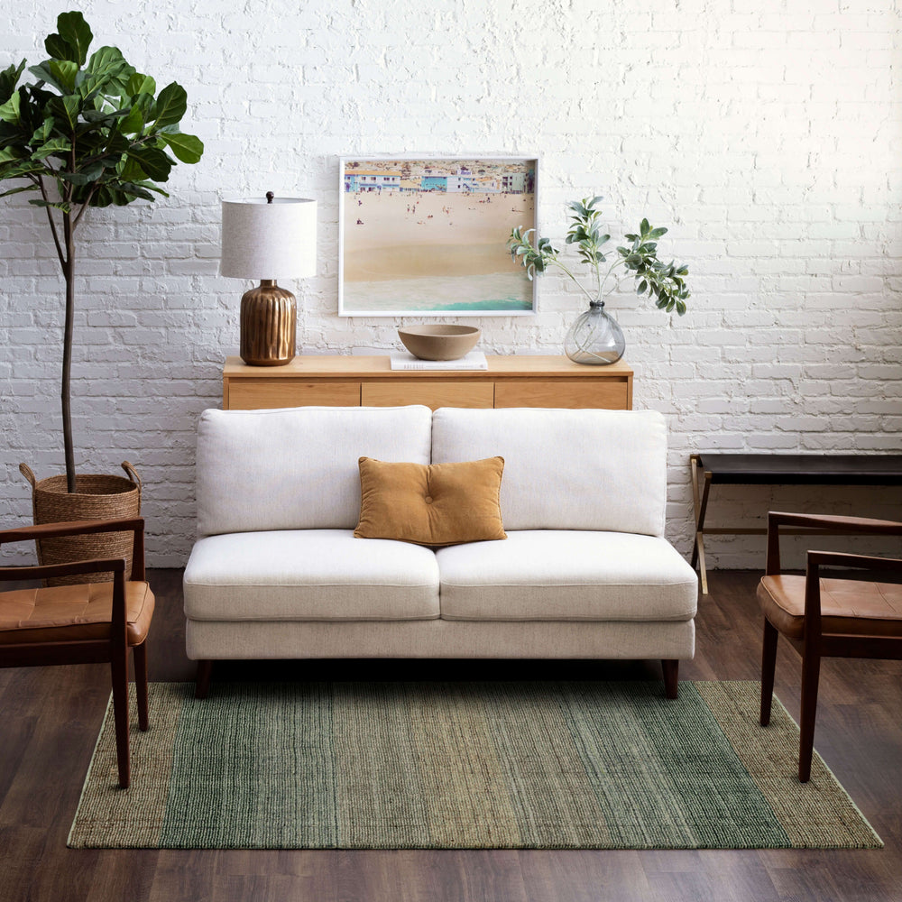 Karastan Wabi Sabi by Drew and Jonathan Home Teal Area Rug Featured