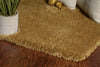 KAS Bliss 1567 Gold Shag Area Rug Lifestyle Image Feature