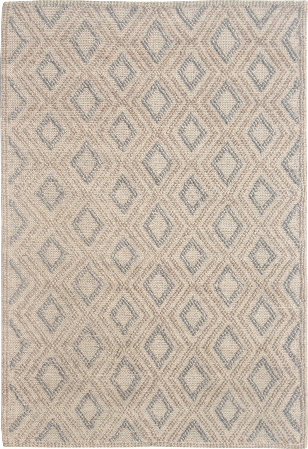 KAS Chloe 7722 Natural Grey Diamond Area Rug