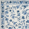 KAS Colonial 1727 Ivory/Blue Floral Area Rug Lifestyle Image