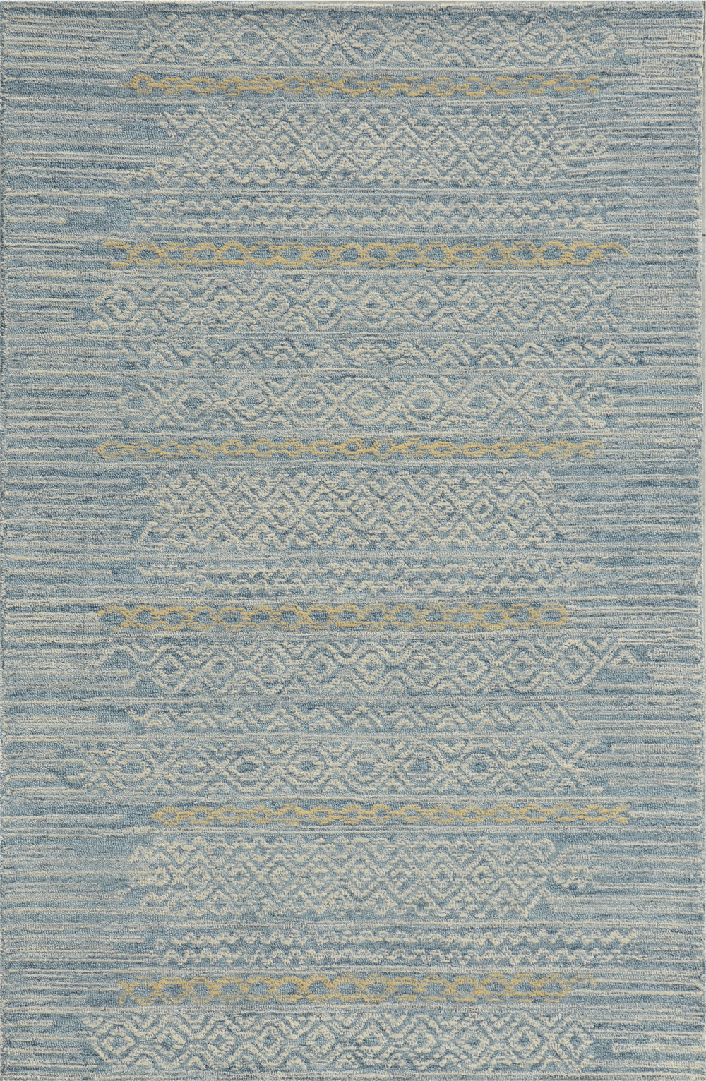 KAS Hudson 2466 Blue Boho Area Rug
