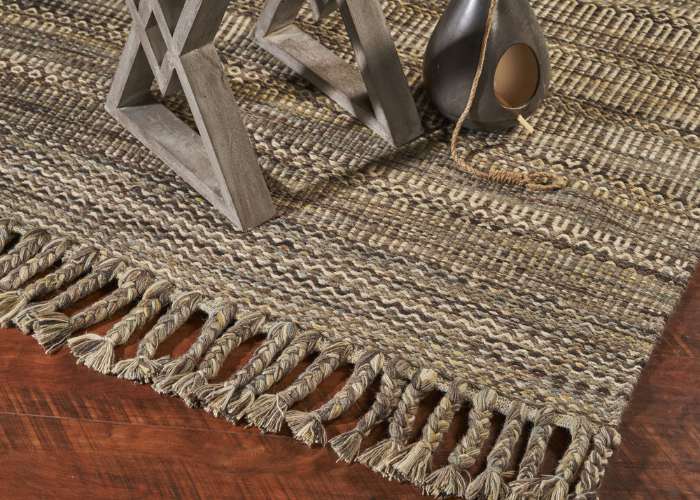 KAS Libby Langdon Homespun 5565 Slate Mission Area Rug Lifestyle Image Feature