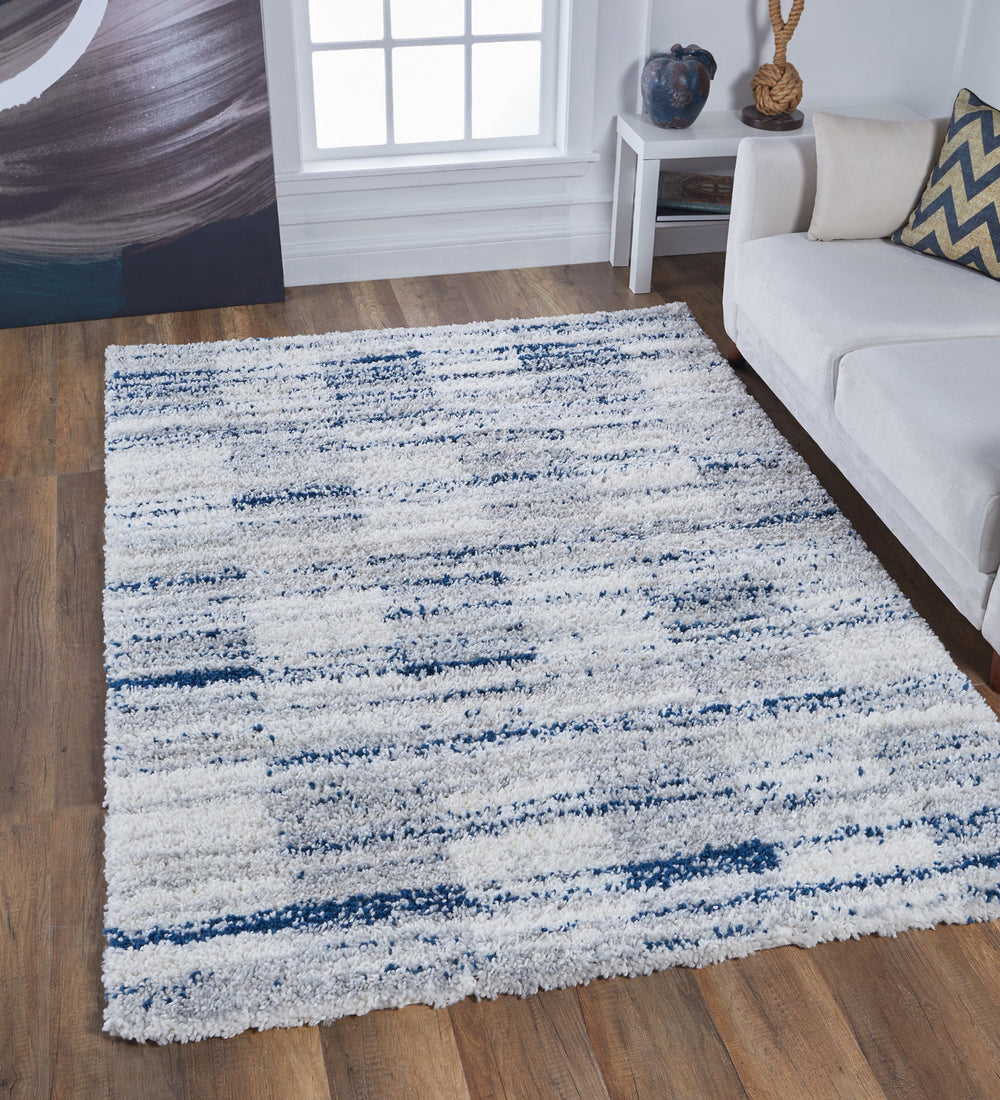 KAS Phoenix 6964 Blue Landscape Area Rug Room Scene Featured