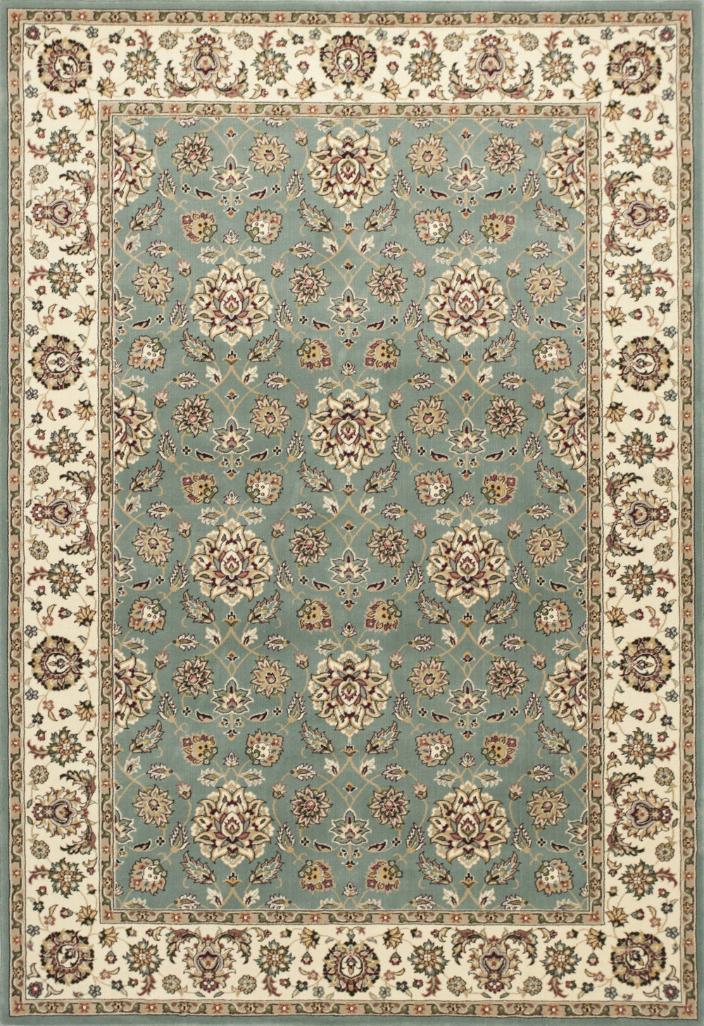 KAS Kingston 6406 Blue/Ivory Mahal Area Rug
