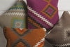 Surya Kilim Tranquil Tribal LD-034 Pillow by Beth Lacefield 
