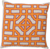 Surya Chinese Gate Looking Glass LD-051 Pillow by Beth Lacefield 22 X 22 X 5 Down filled