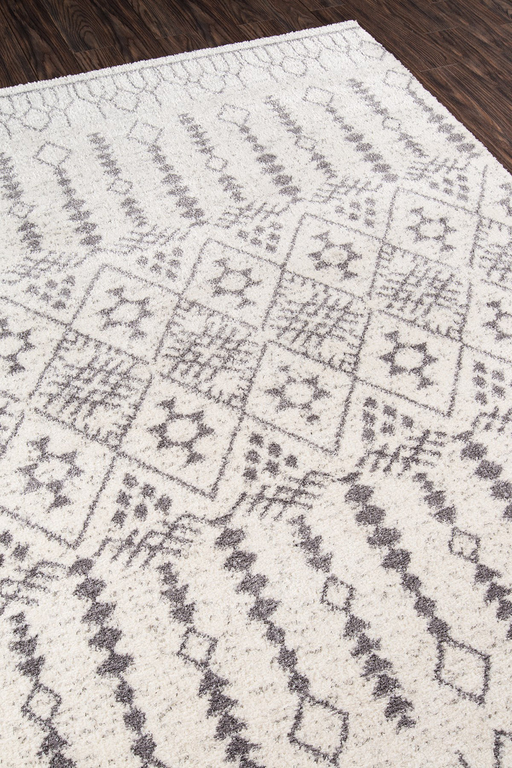 Momeni Lima LI-11 Ivory Area Rug Corner Image Feature