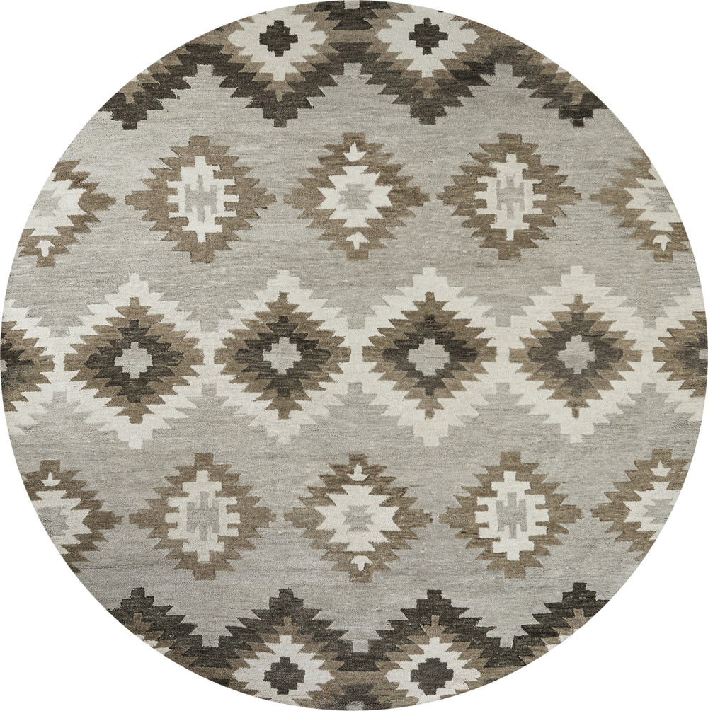 Rizzy Leone LO008A Round Area Rug Round Feature