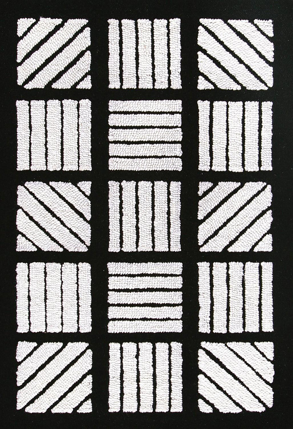 Loloi Metro MR-01 Black/White Area Rug
