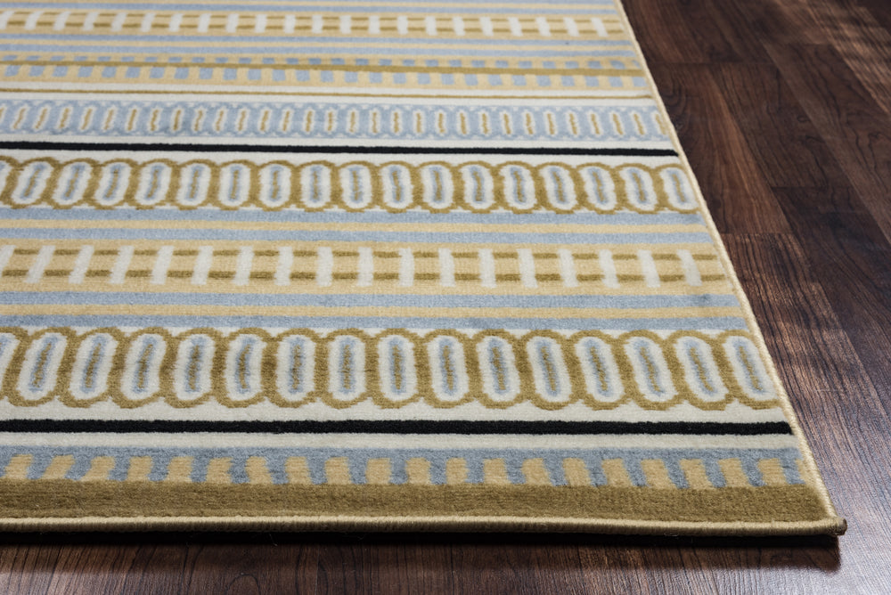 Rizzy Millington MG4905 ivory Area Rug Edge Shot Feature