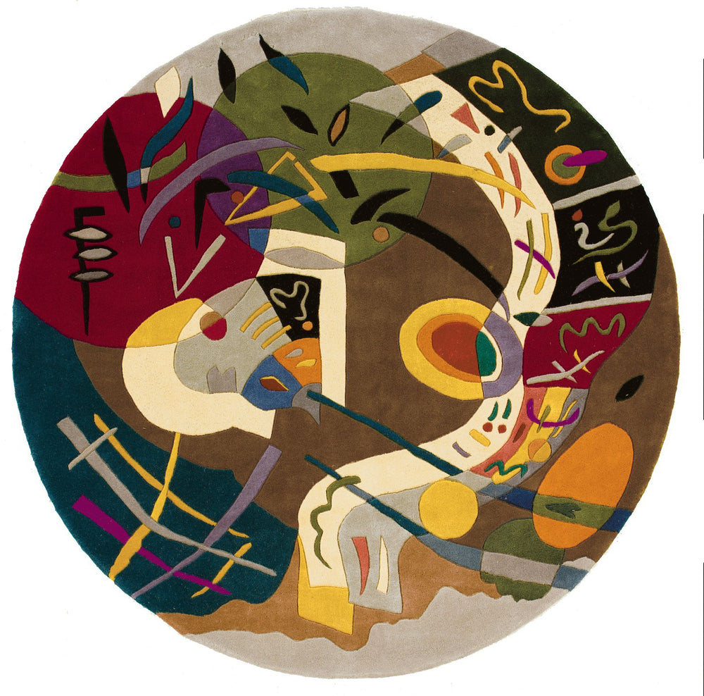 Momeni New Wave NW-61 Multi Area Rug Room Scene Feature