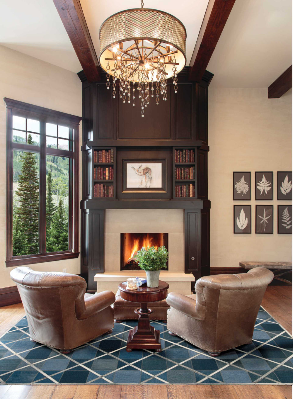 Nourison Cooper COP01 Indigo Area Rug by Barclay Butera Room Image Feature