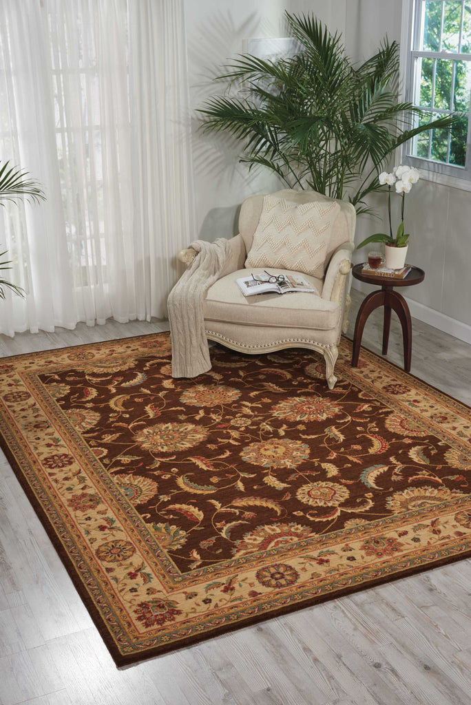 Nourison Living Treasures LI04 Brown Area Rug
