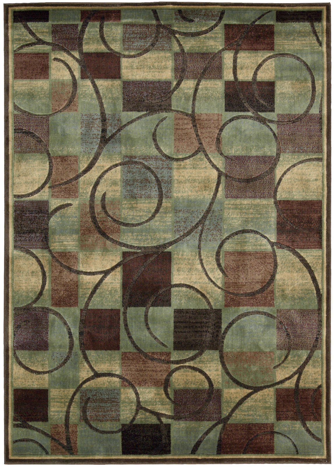 Nourison Expressions XP01 Brown Area Rug main image
