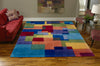 Momeni New Wave NW-49 Multi Area Rug Roomshot Feature
