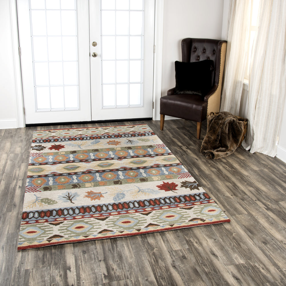 Rizzy Northwoods NWD104 Beige Area Rug Feature