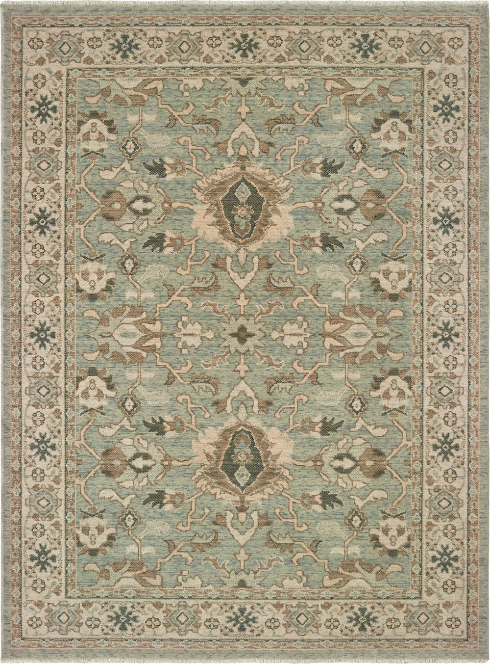 Oriental Weavers Anatolia 1331A Blue Brown Area Rug