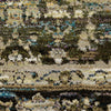 Oriental Weavers Andorra 7125C Green/ Brown Area Rug Close-up Image