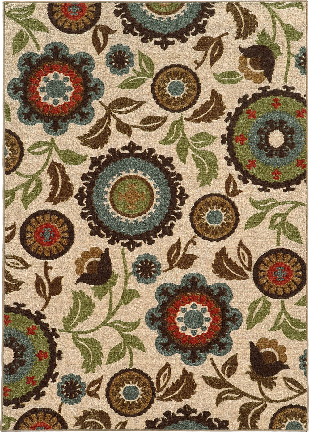Oriental Weavers Arabella 41888 Ivory/Multi Area Rug
